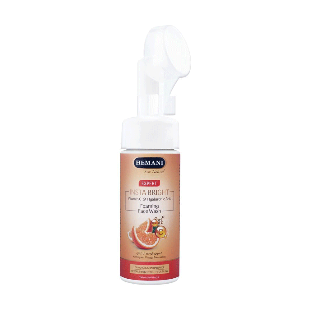Hemani Expert Insta Bright Foaming Face Wash 150ml - Snapcart.pk