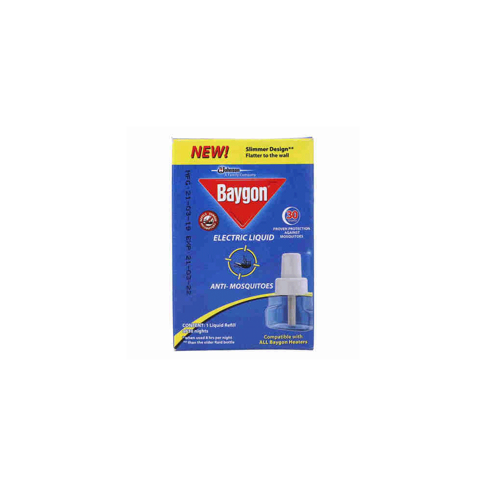 Baygon Heater + Liquid 30 Nights - Snapcart.pk