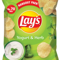 Lays Yogurt & Herb Chips 45g - Snapcart.pk