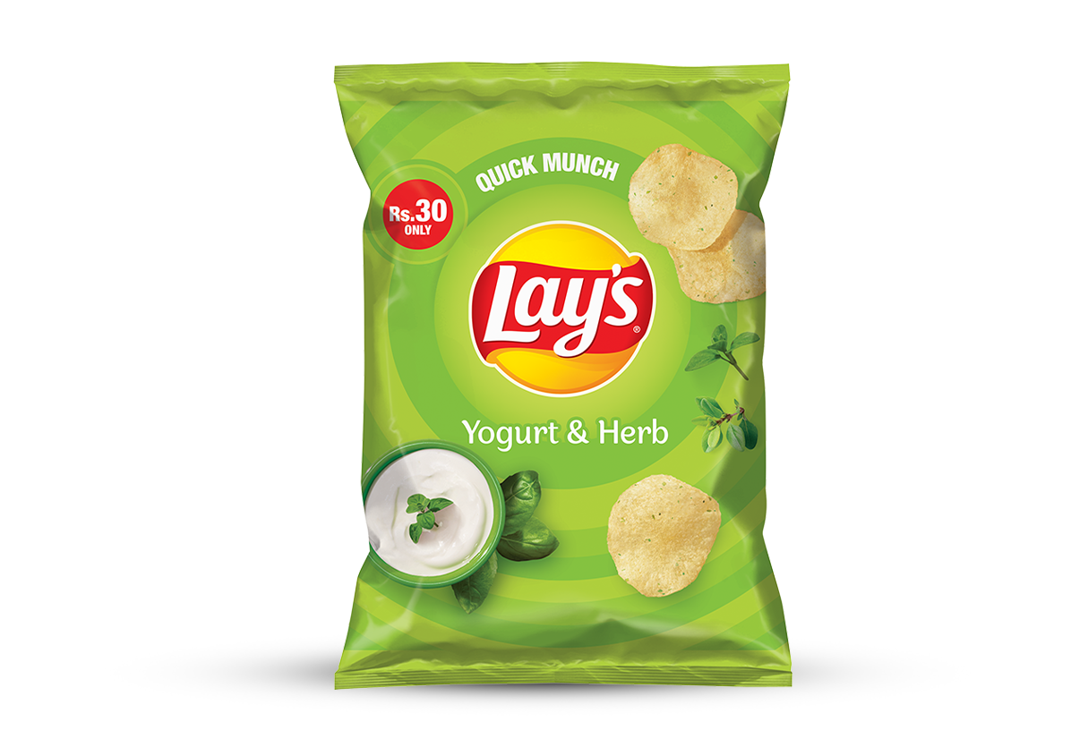 Lays Yogurt & Herb Chips 19g - Snapcart.pk