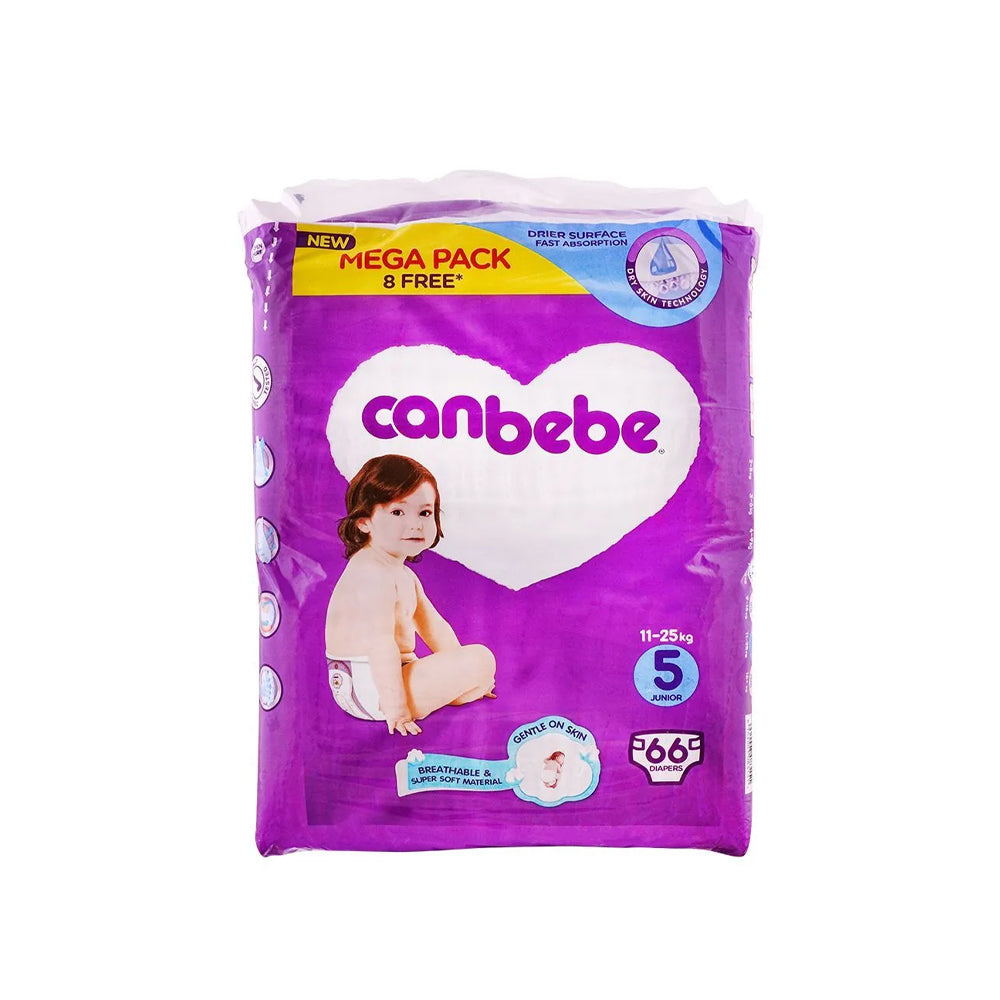 Canbebe Diapers 5 Junior 66s - Snapcart.pk