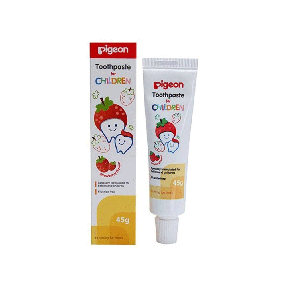 Pigeon Toothpaste For Childrem Strawberry Flavour 45g Pigeon