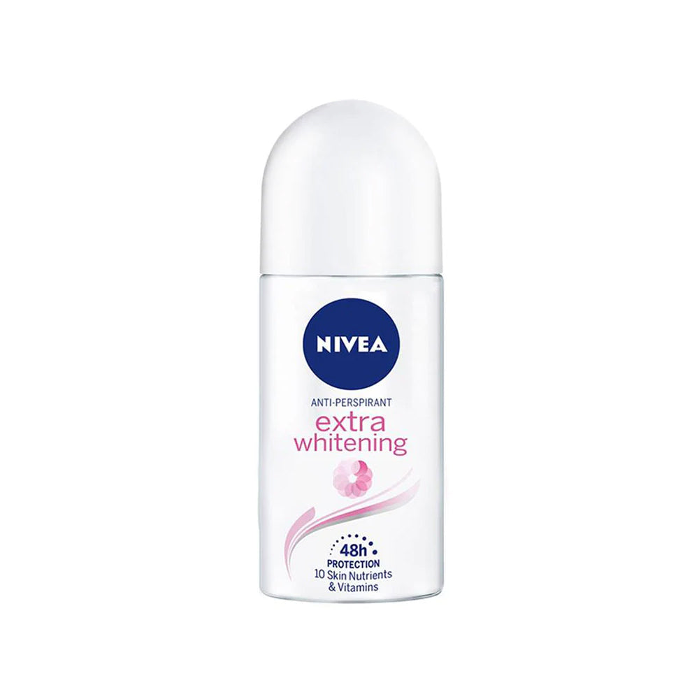 Nivea Roll On Extra Whitening 50ml - Snapcart.pk