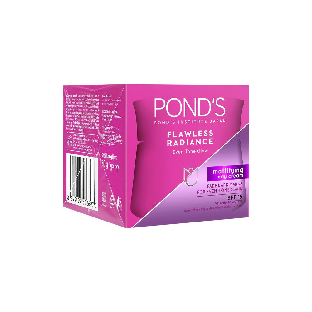 Ponds Flawless Radiance Mattifying Day Cream Spf15 50g - Snapcart.pk