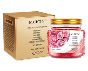 MUICIN - Natural Rose Petal Day & Night Sleeping Mask - 280g - My Store