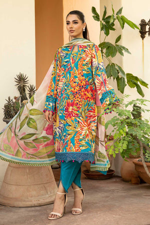 M.Basic by Maria B Unstitched 3 Piece Eid II Lawn Collection'2025-MB-903-A