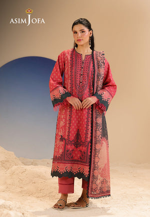 Rhapsody By Asim Jofa Unstitched 3 Piece Summer Collection'2025 Ajubu-34