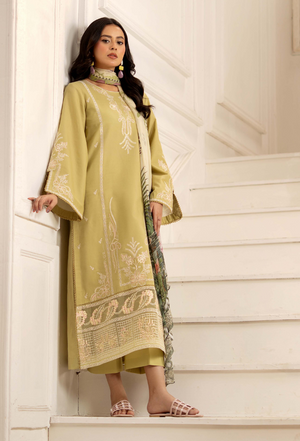 Inara By Humdum Stitched 3 Piece Emb Lawn Collection'2025-D-07