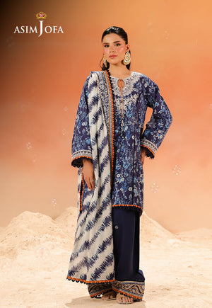 Rhapsody By Asim Jofa Unstitched 3 Piece Summer Collection'2025 Ajubu-23
