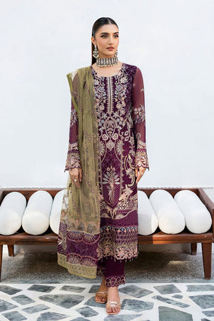 Chevron by Ramsha Unstitched 3 Piece Formals Vol-10 Collection'2025-A-1002