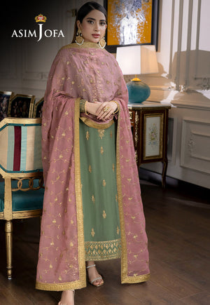 Asim Jofa Limited Edition Stitched 3 Piece Formals Pret Collection'2025-AJJMB-19