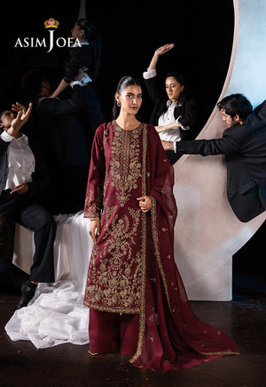 Luxury Festive By Asim Jofa Drop 2 Ajlfb-02 Emb Boski Silk Stitched 3 Pcs