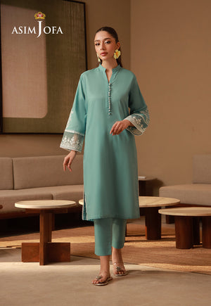 Asim Jofa Essential Pret Drop 7 Ajpb-164 Embroidered Cambric 2 Pcs