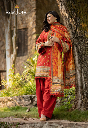 Asim Jofa Unstitched 3 Piece Winter Collection'2024-AJUW-47