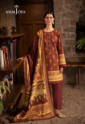 Asim Jofa Unstitched 3 Piece Winter Collection'2024-AJUW-59