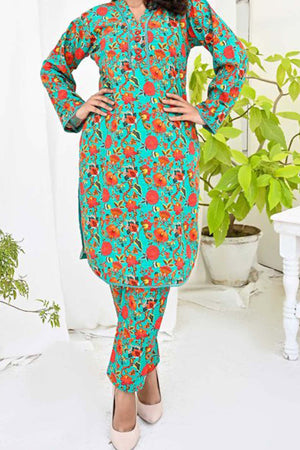 Amna Khadija Evening Wear Coral Series'2023-AK-07