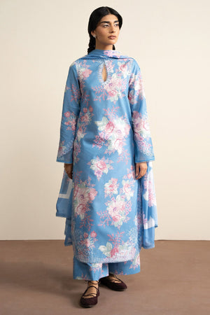 The Bare Minimum By Ayzel Unstitched 3 Piece Summer Vol-01 Collection-AL-09-Mistelle