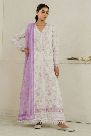 Amore By Ayzel Unstitched 3 Piece Summer Lawn Collection-AL-V4-01-Azure
