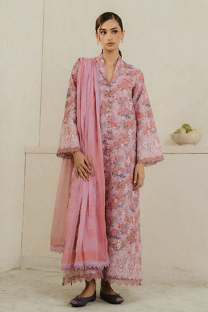 Amore By Ayzel Unstitched 3 Piece Summer Lawn Collection-AL-V4-08-Rose