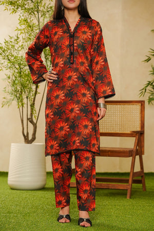 Shabnam By Aizal Stitched 2 Piece Printed Co Ords Vol-02 Collection'2025-A-S-05-BLACK