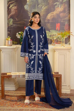 Tawakal Closet Stitched 3 Piece Summer Collection'2025-ASHU EMBRO