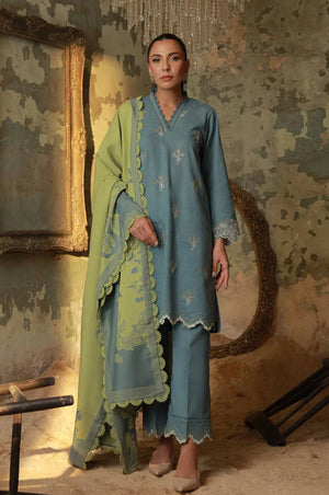 Sahar Unstitched 3 Piece Emb Cotton Viscose Fall Collection'2025-AW1-25-13-UNS