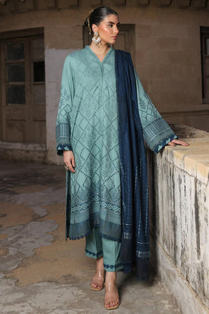 Sahar Unstitched 3 Piece Dyed Jacquard Winter Collection'2025-AW2-25-13-Mystic Emerald