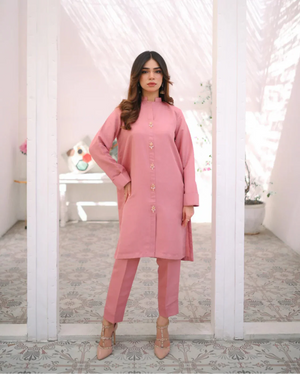 Zauk Stitched 2 Piece Eid Collection-Tulip