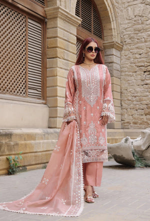 Dressline Semi Stitched 3 Pcs Emb Viscose Jacquard Collection