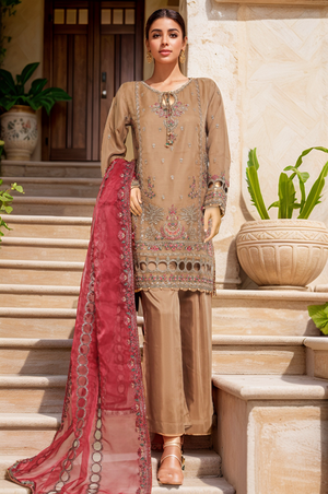 Mahpara by Sada Bahar Stitched 3 Piece Festive Formals Vol-16 Collection'2025-B-22-Cheko