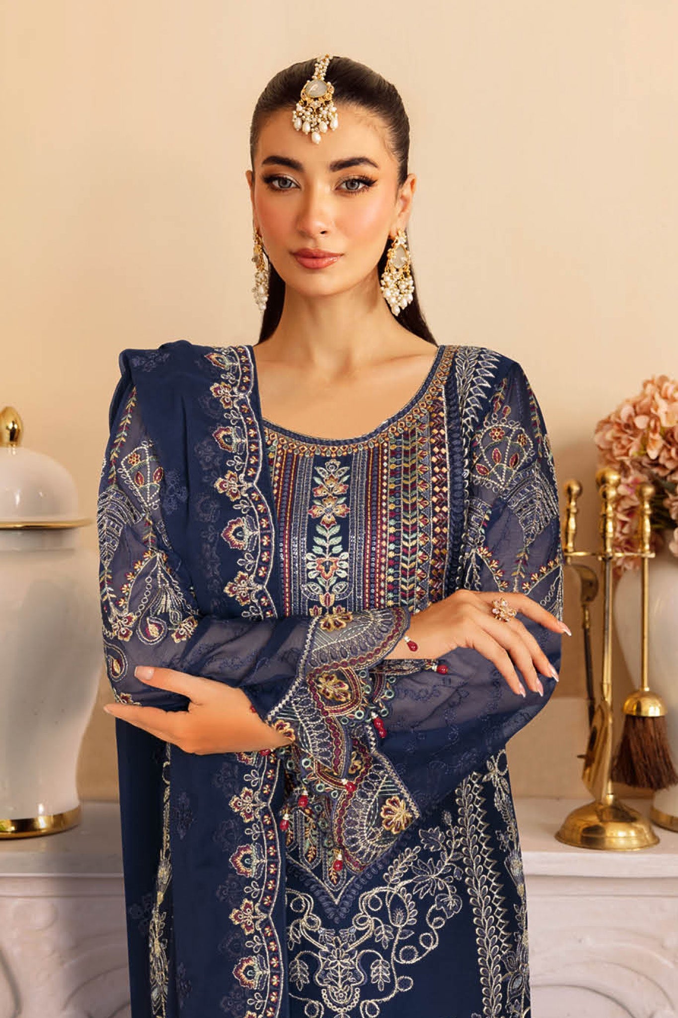 Sangeet by Ramsha Unstitched 3 Piece Chiffon Vol-03 Collection'2025-B-302