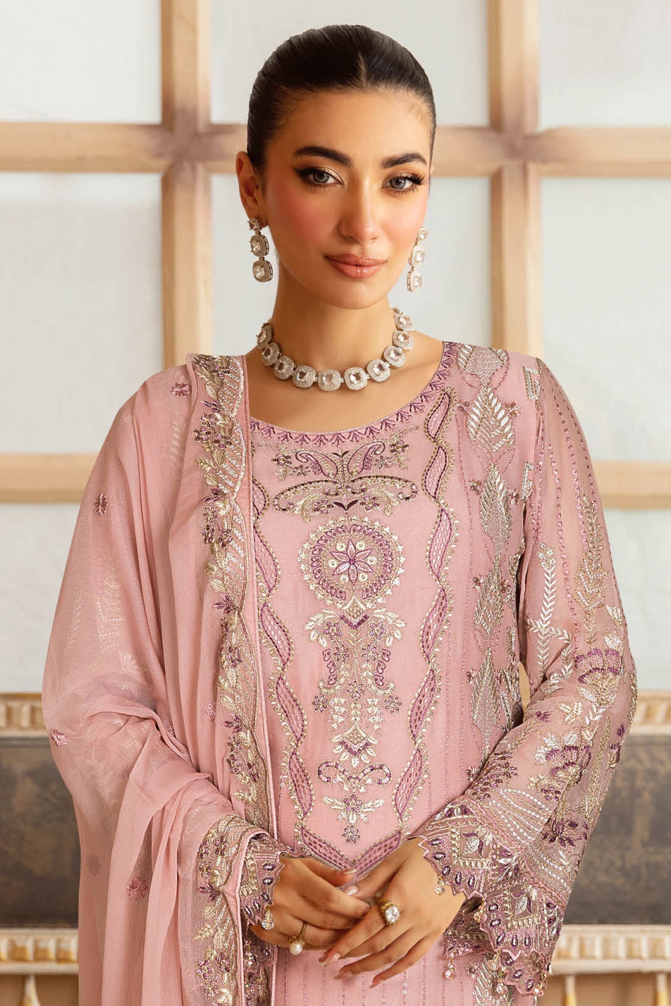 Sangeet by Ramsha Unstitched 3 Piece Chiffon Vol-03 Collection'2025-B-303