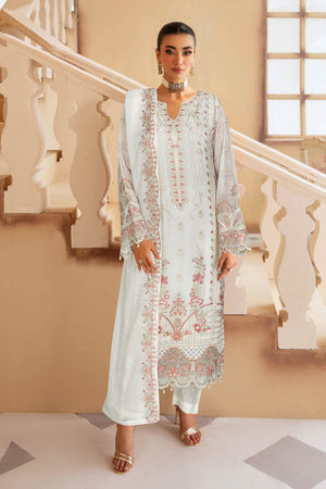 Sangeet by Ramsha Unstitched 3 Piece Chiffon Vol-03 Collection'2025-B-306