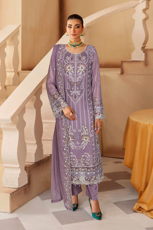 Sangeet by Ramsha Unstitched 3 Piece Chiffon Vol-03 Collection'2025-B-310