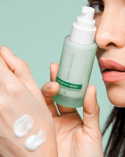 Bare Beauty The Ulimate 3 Step Glow Set Night Cream 40Ml+Toner 100Ml+Cleanser 120Ml