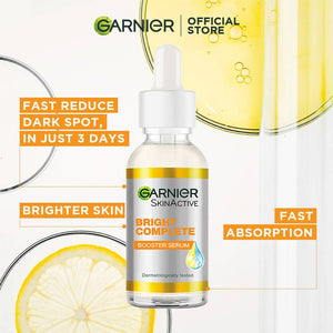 Garnier Skin Active Bright Complete Vitamin C Booster Serum 30 Ml - Contains Niacinamide - My Store