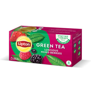 Lipton Green Tea Luscious Mixed Berries Tea Bags 25s - Snapcart.pk
