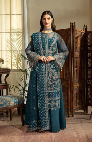 Mehar O Maah By Fabiha Fatima Unstitched 3 Piece Formals Collection'2025-Bloom