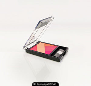 Gorgeous Beauty Blush Mineral Easily Palette 5 In 1 - 515