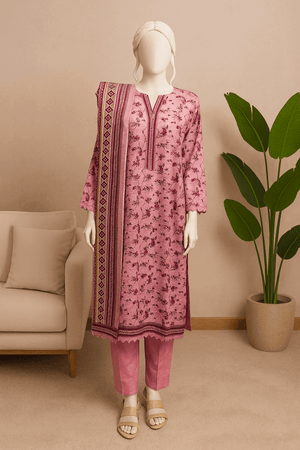 Almeerah Unstitched 3 Piece Luxe Summer Collection'2025-Blush Pink Aura