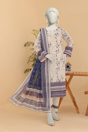 Summer Bloom Edition By Almeerah Unstitched 3 Piece Digital Printed Lawn Collection'2025-Blush Tea