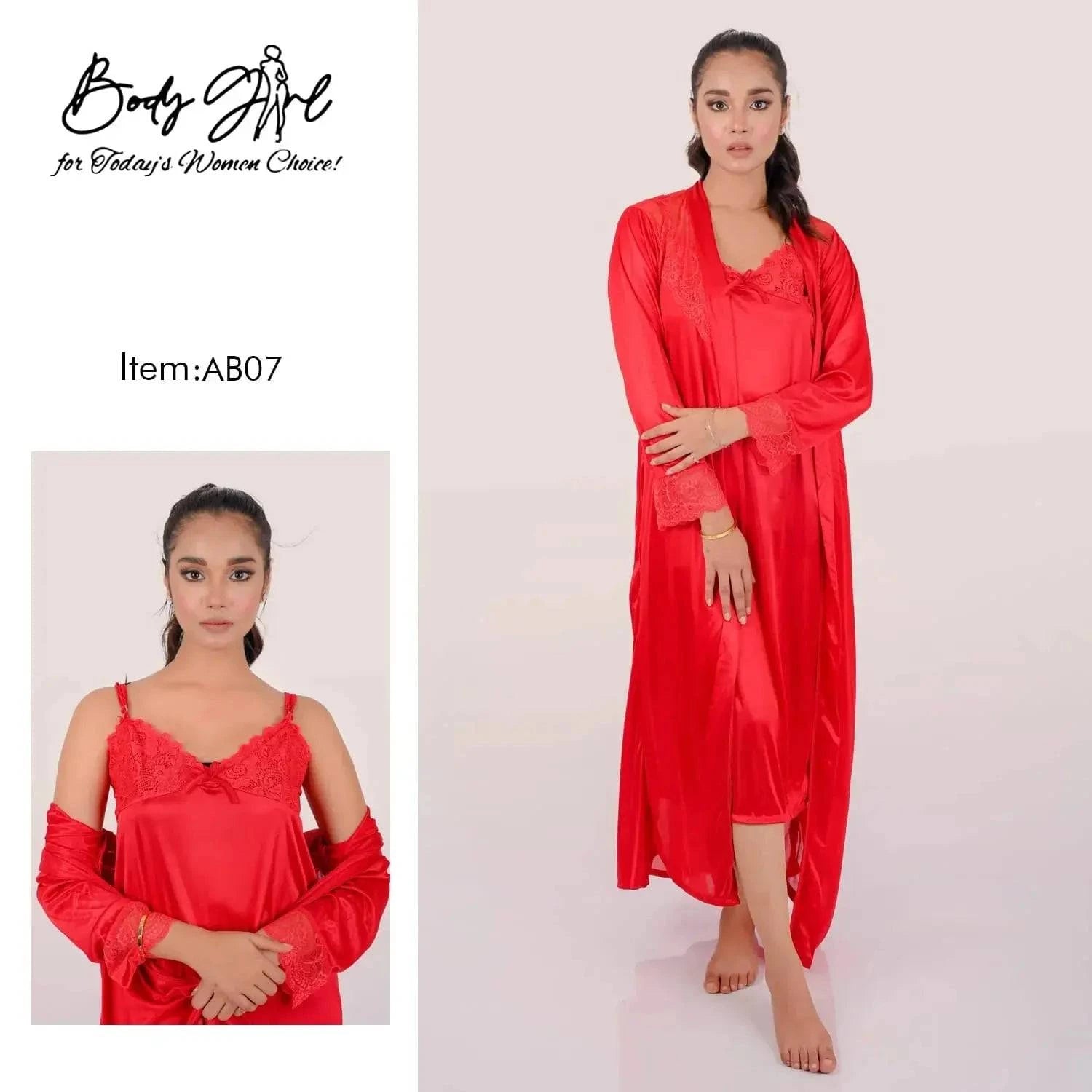 Body Girl - Red Nighty - My Store