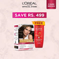 Bundle - L'Oreal Paris Excellence Creme Hair Colour #3 Dark Brown with Free Shampoo - My Store