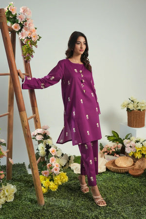 Dhaga Stitched 2 Piece Lawn Collection'2025-Matching separate 0040