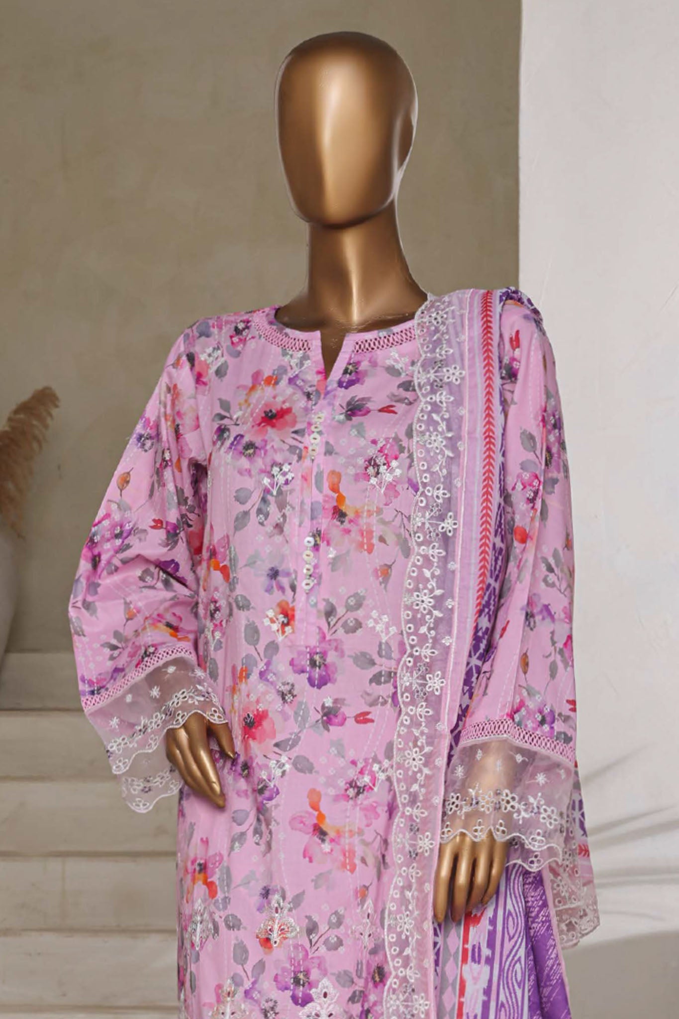 Amyrah By Sada Bahar Stitched 3 Piece Emb Festive Vol-03 Collection'2025-CKD-1043-Pink