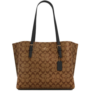 Coach Mollie Tote In Signature Canvas - 1665