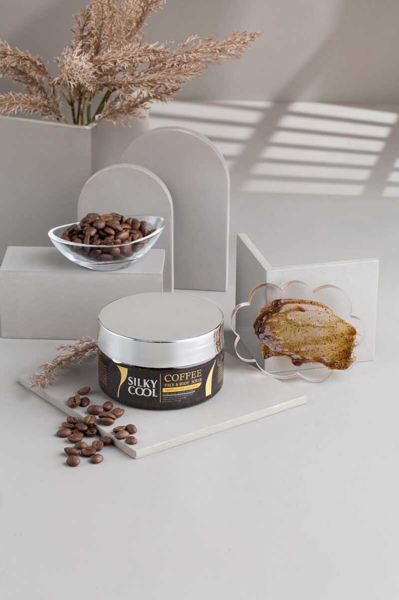 Silky Cool Coffee Face & Body Scrub 200Ml