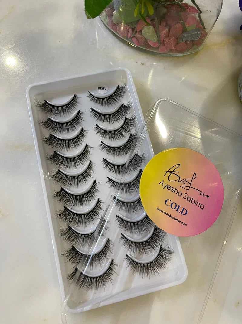 Ayesha Sabina 10 Pair Card Eye Lash