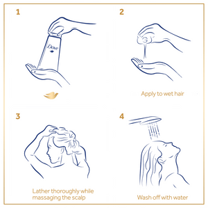 Dove Nourishing Oil Care Shampoo - 175ML - My Store