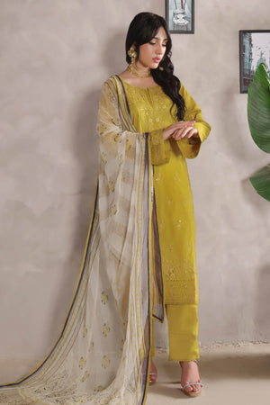 Jasmine By Soghat Unstitched 3 Piece Emb Cotton Chikankari Vol-03 Collection'2025-D-02